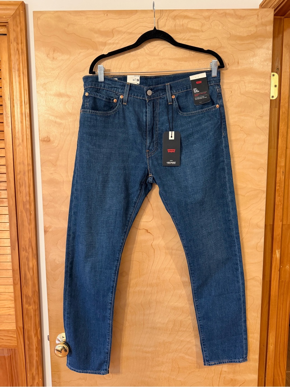 Levi's Men's Dark Blue Slim Straight Jeans